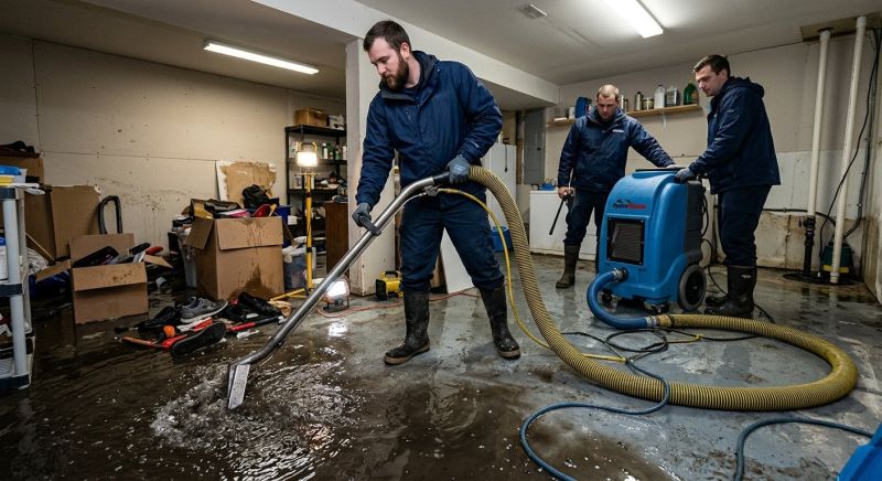 Basement Water Extraction in Scottsdale, AZ