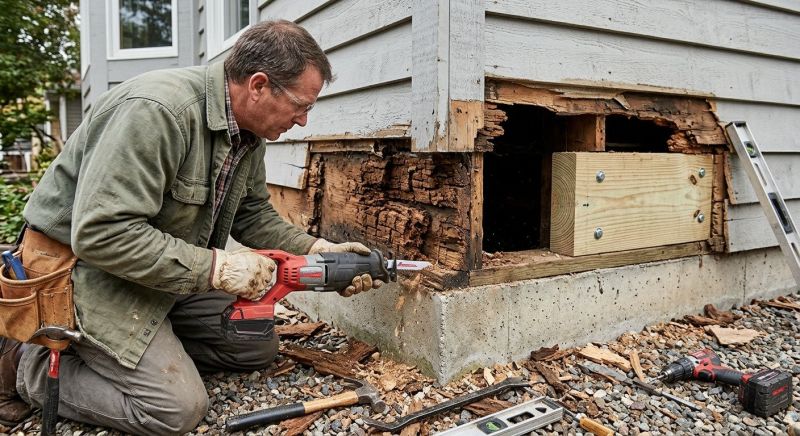 Structural Rot Repair in Wilmington, NC