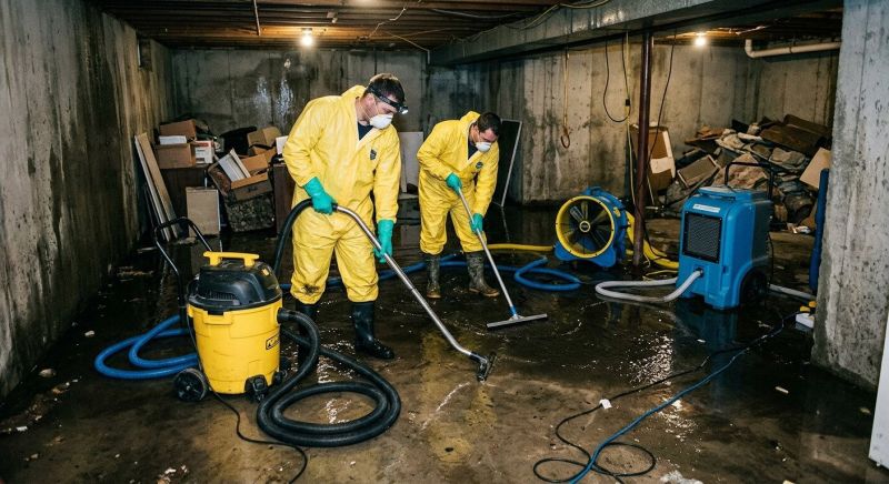 Basement Water Cleanup in Scottsdale, AZ
