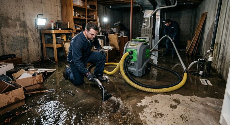 Basement Water Extraction in Scottsdale, AZ