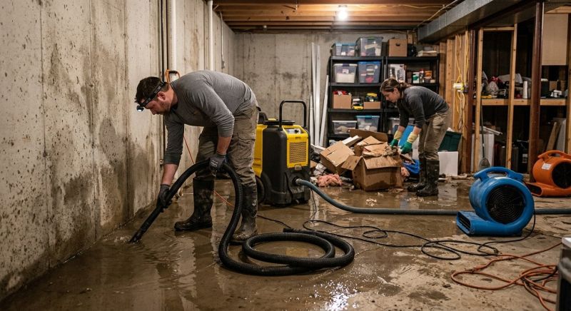 Basement Water Extraction in Scottsdale, AZ