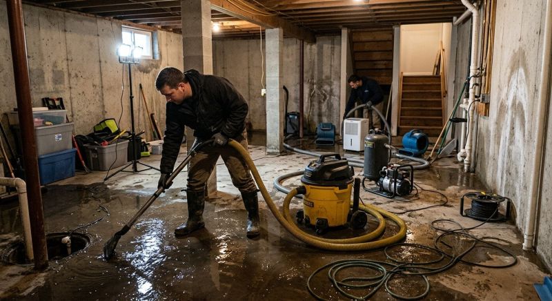 Basement Water Extraction in Mesa, AZ