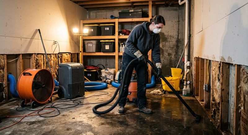 Basement Water Mitigation in Phoenix, AZ