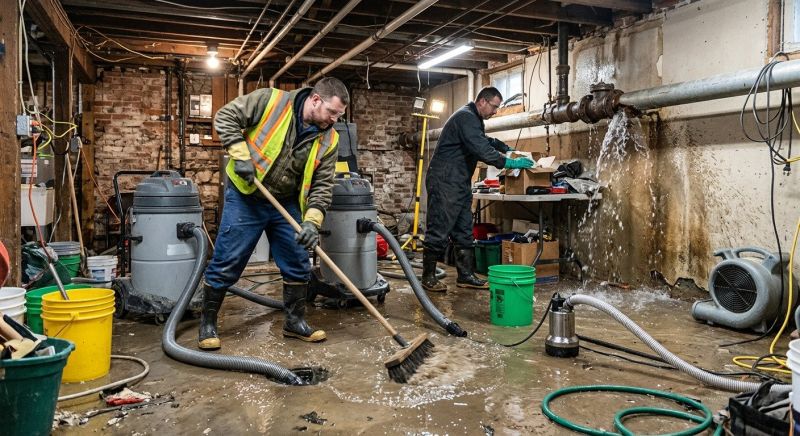 Burst Pipe Cleanup in Phoenix, AZ