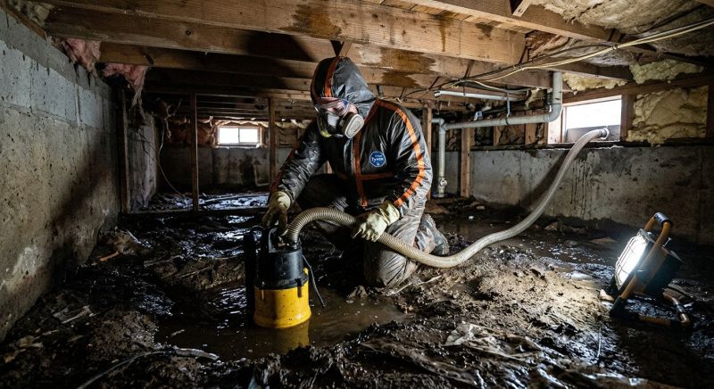 Crawlspace Water Cleanup in Scottsdale, AZ