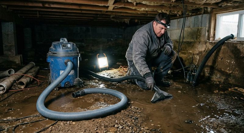 Crawlspace Water Cleanup in Phoenix, AZ