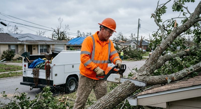 Storm Damage Cleanup in Mesa, AZ