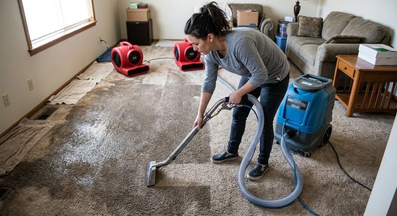 Wet Carpet Restoration in Chandler, AZ