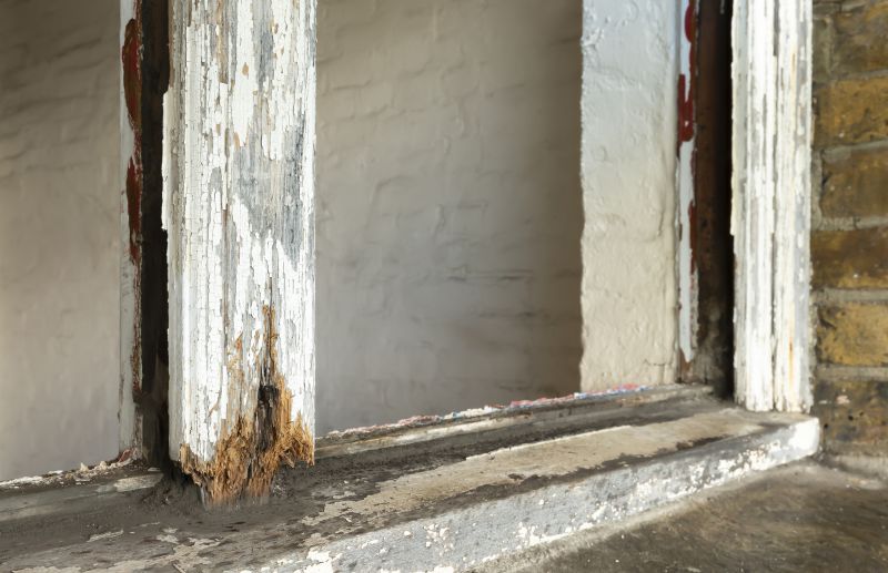 Damaged Window Frame