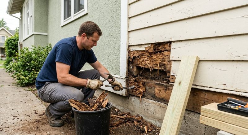 Wood Rot Removal in Olathe, KS